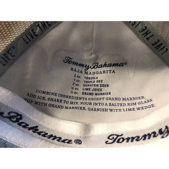 New Tommy Bahama Baseball Hat Marlin Tip Your Cap Light Blue Beach Tropical Fish - Picture 6 of 8